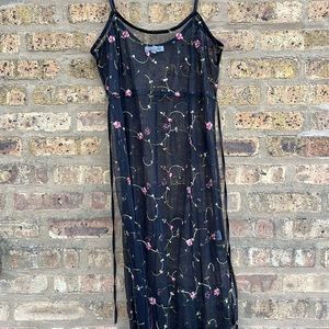 Beautiful Black Lace Rose Dress!!
